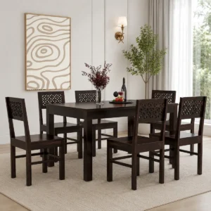 6 seater dining table with chairs