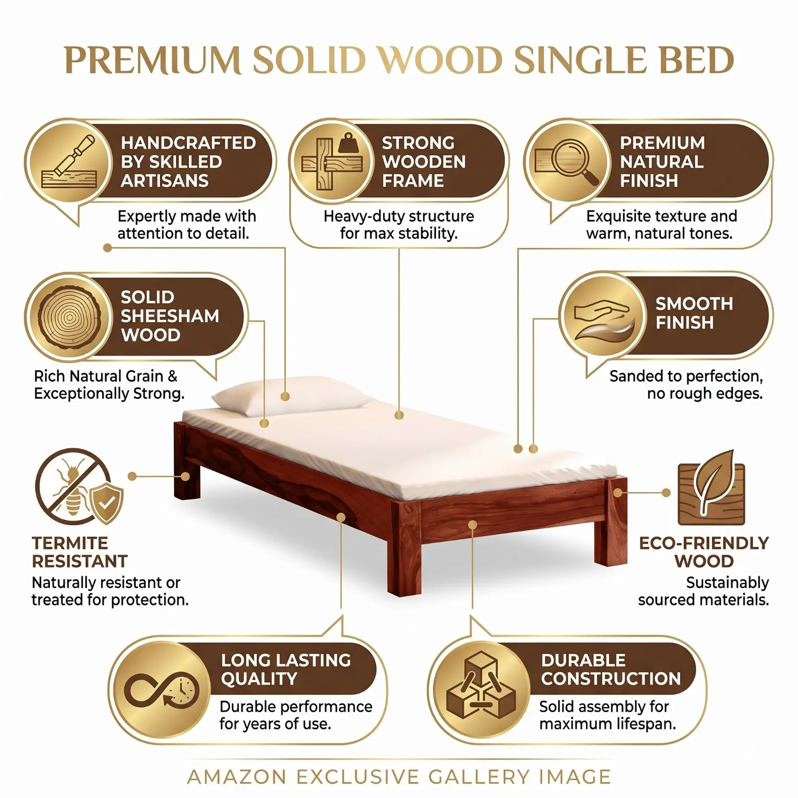 Single Bed Features View