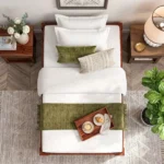 Single Bed Top View
