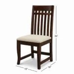 Premium 4 Seater Sheesham Wood Dining Table Chair View