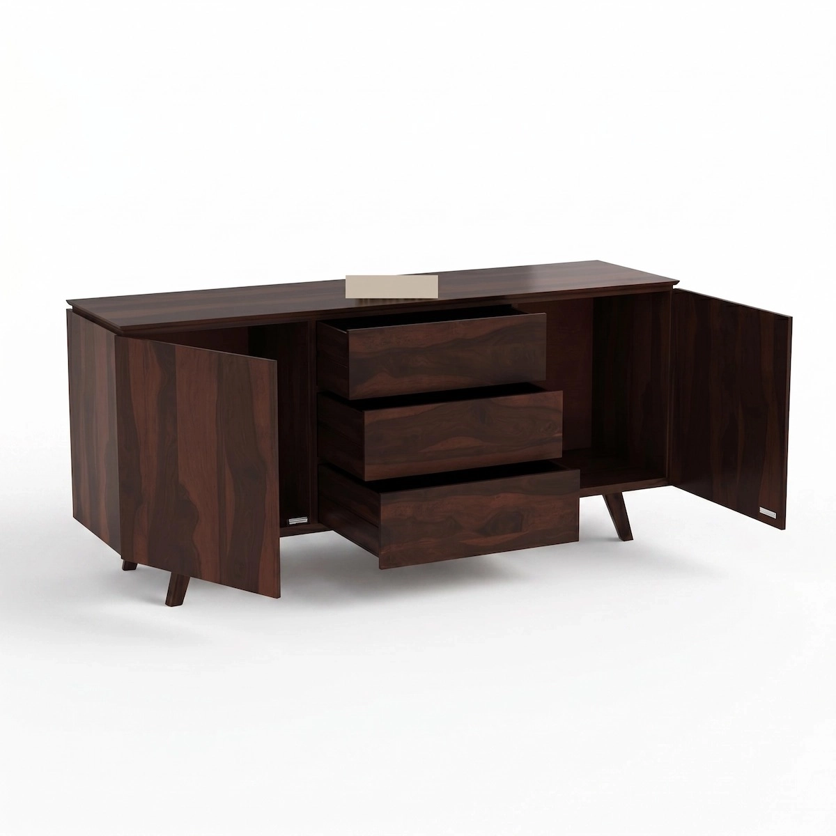 Wooden Cabinet Organizer Detailed View