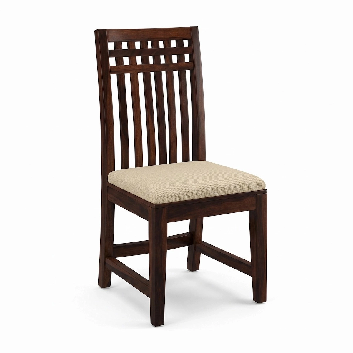 Luxury Sheesham Wood 6 Seater Dining Table Chair View