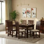 Luxury Sheesham Wood 6 Seater Dining Table