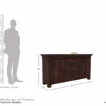 Multipurpose Storage Cabinet Dimensions View