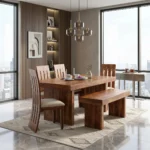 Modern 6 Seater Wooden Dining Table