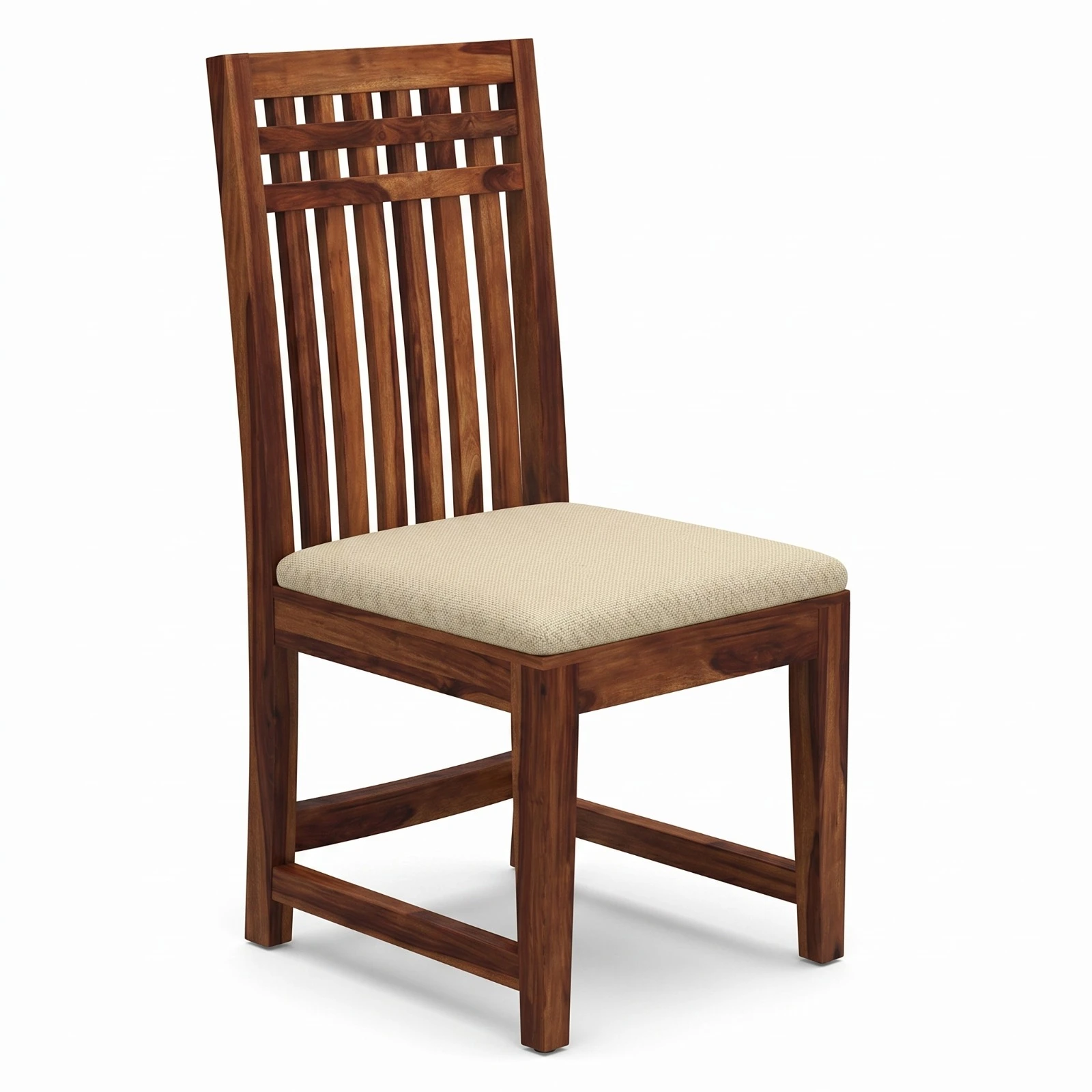 Solid Sheesham Wood 4 Seater Dining Table Set With Honey Finish | Furnire Carp