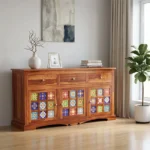 Wooden Cabinet with Shelves