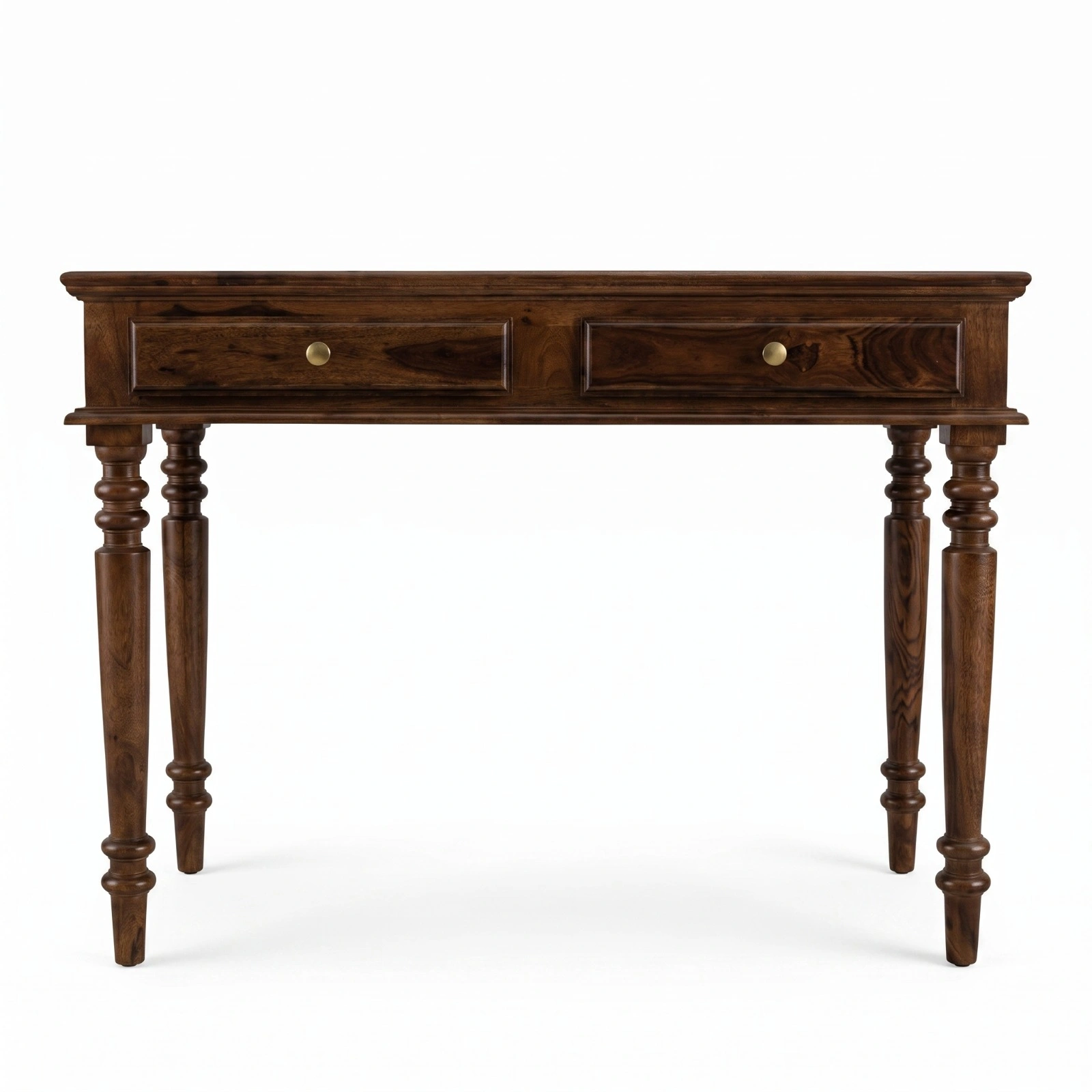 Sheesham Wood Study Table with 2 Drawers Storage for Study Room Home