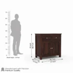 Solid Wood Cabinet Dimension View
