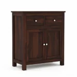 Solid Wood Cabinet Front View