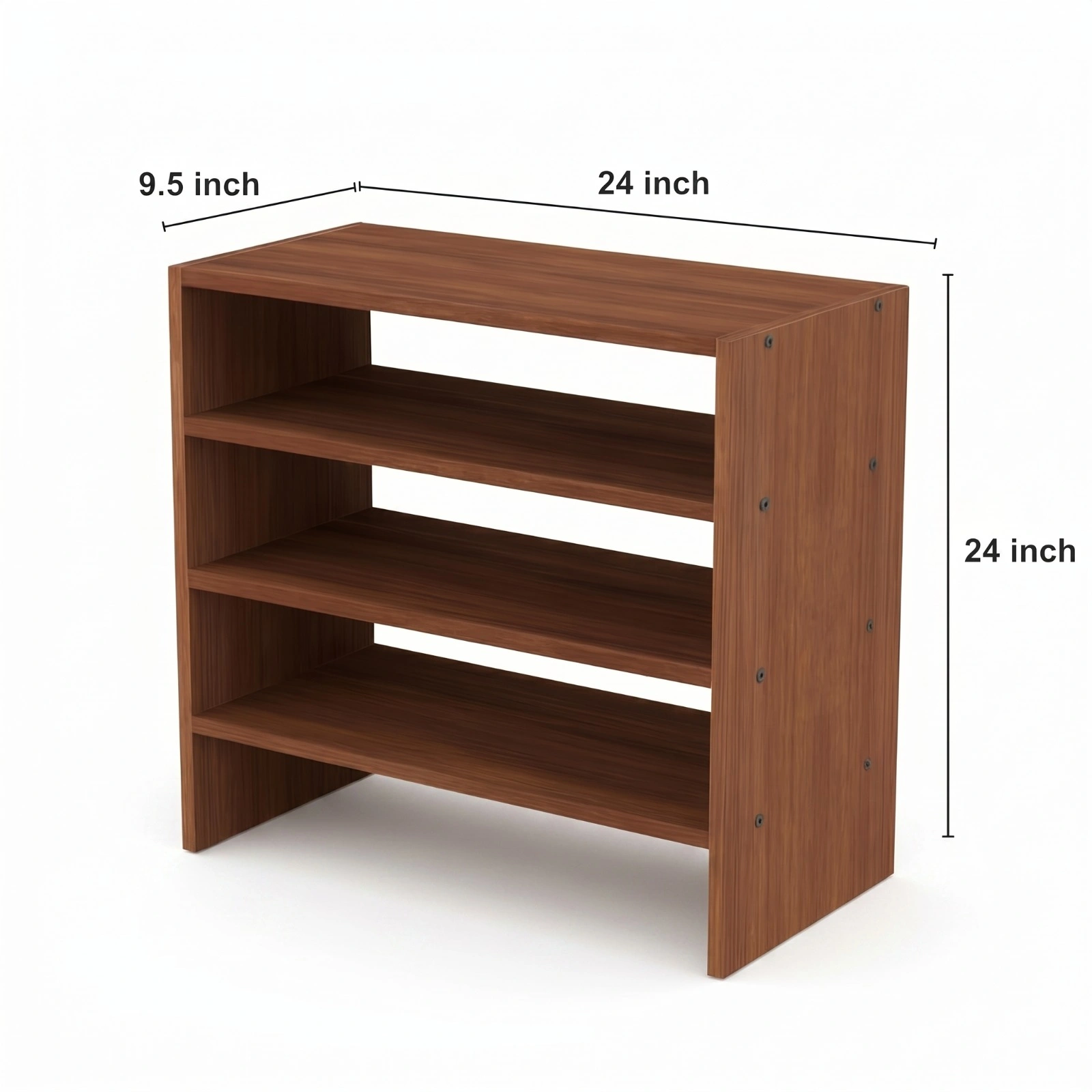Wooden Shoe Rack for Home, Shoes Chappal Slippers Organizer Stand