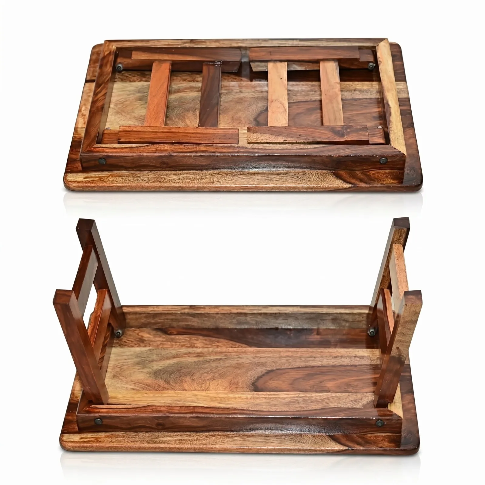 Solid Wood Folding Bed Study Table Made of sheesham Wood