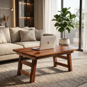 Solid Wood Folding Bed Study Table Made of sheesham Wood