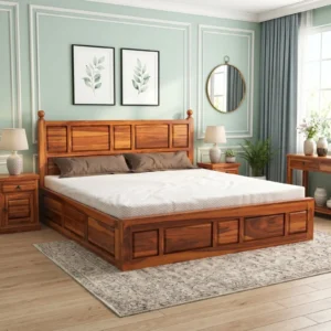 Wooden King Size Bed