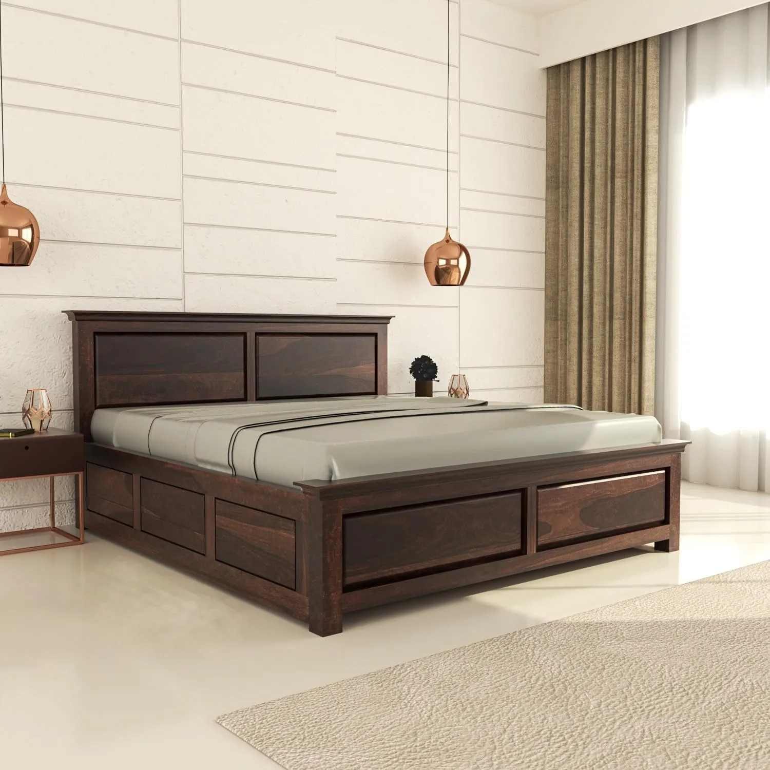 Premium Wooden King Size Bed