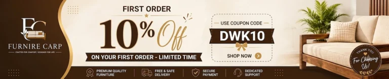 Furnire Carp 10% Off First Order Discount Banner