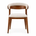 4 seater dining table chair front view