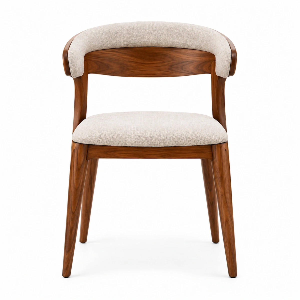 4 seater dining table chair front view