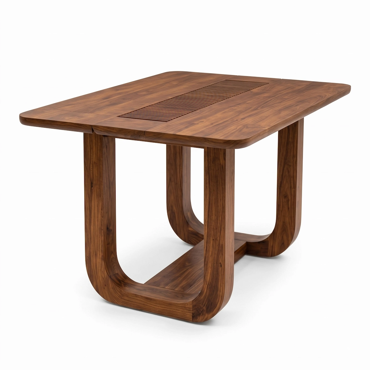 4 seater dining table side angle view