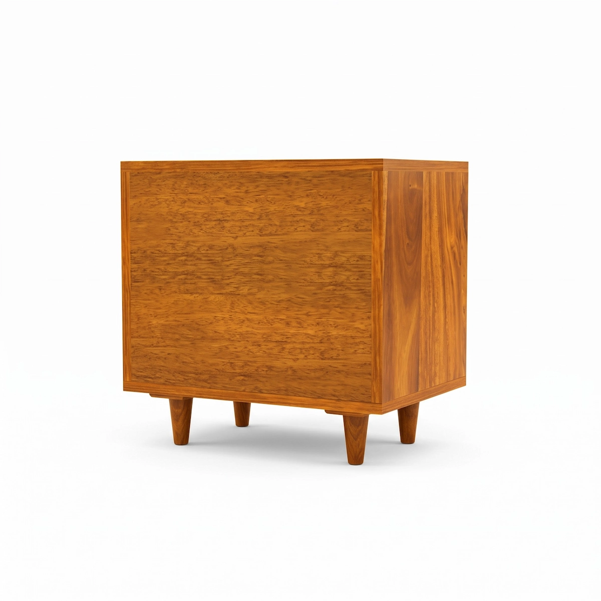 bedside table with drawer back view