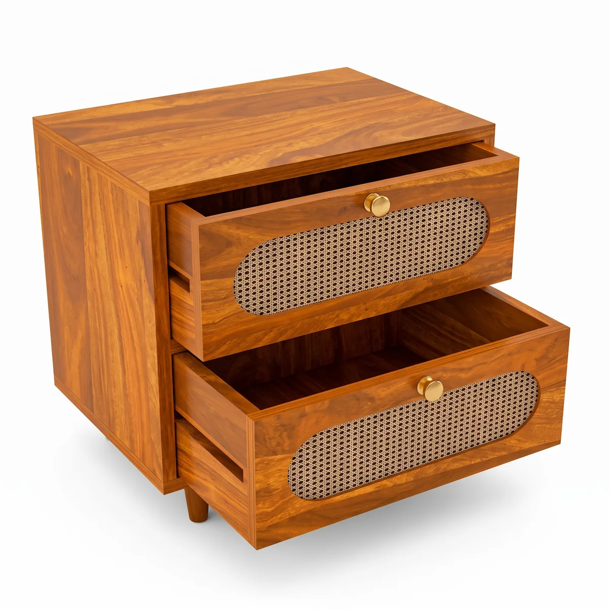 bedside table with drawer detail view