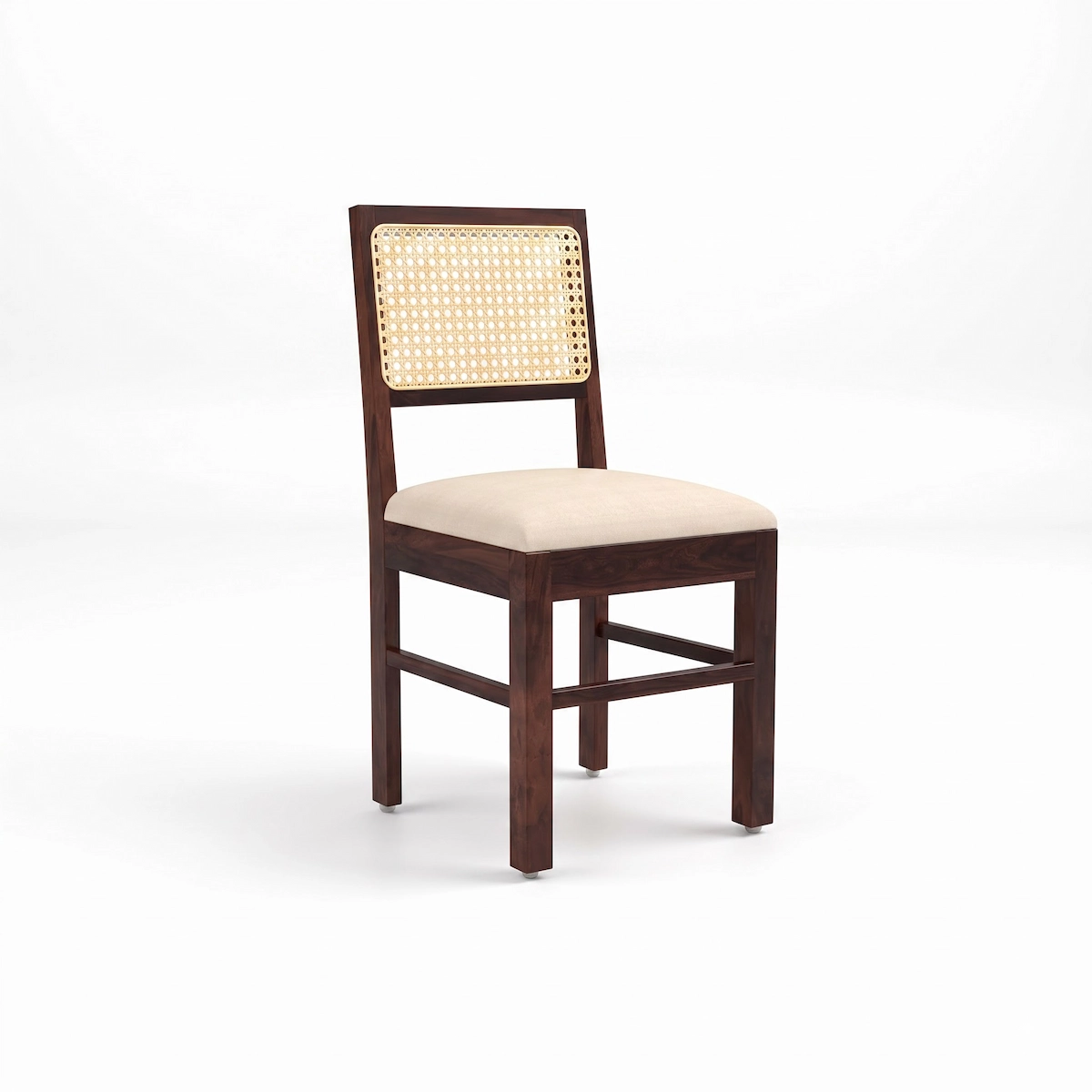 Handcrafted 6 seater wooden dining table chair